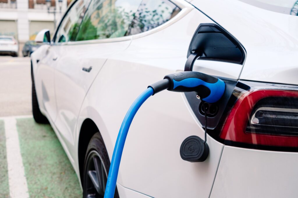The demand for electricity to recharge electric cars is growing.